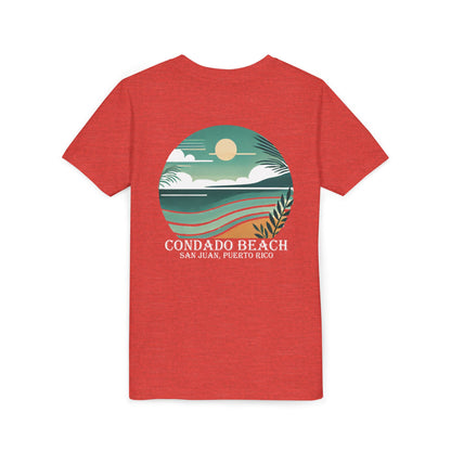 Coastal Vibes Condado Beach Unisex Youth Short Sleeve Tee