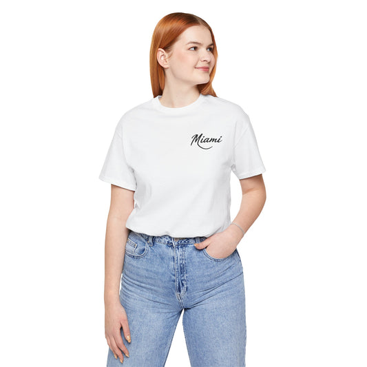 Retro Miami Unisex Jersey Short Sleeve Tee