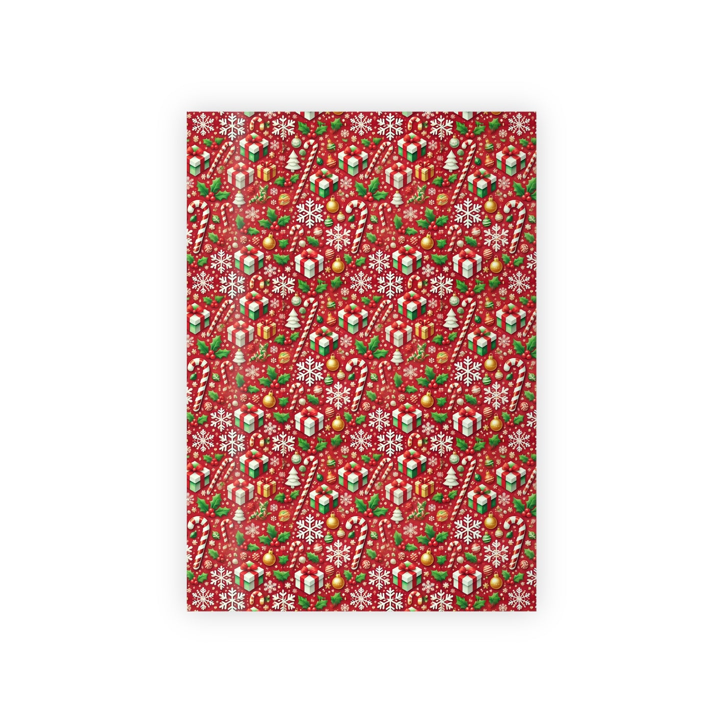 Candy Cane Christmas Wrapping Paper