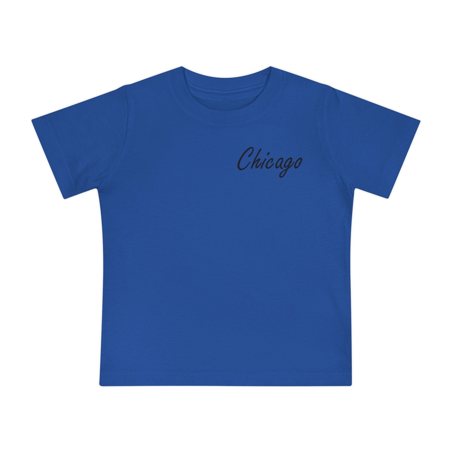 Elegant Chicago Skyline Unisex Baby Short Sleeve T-Shirt