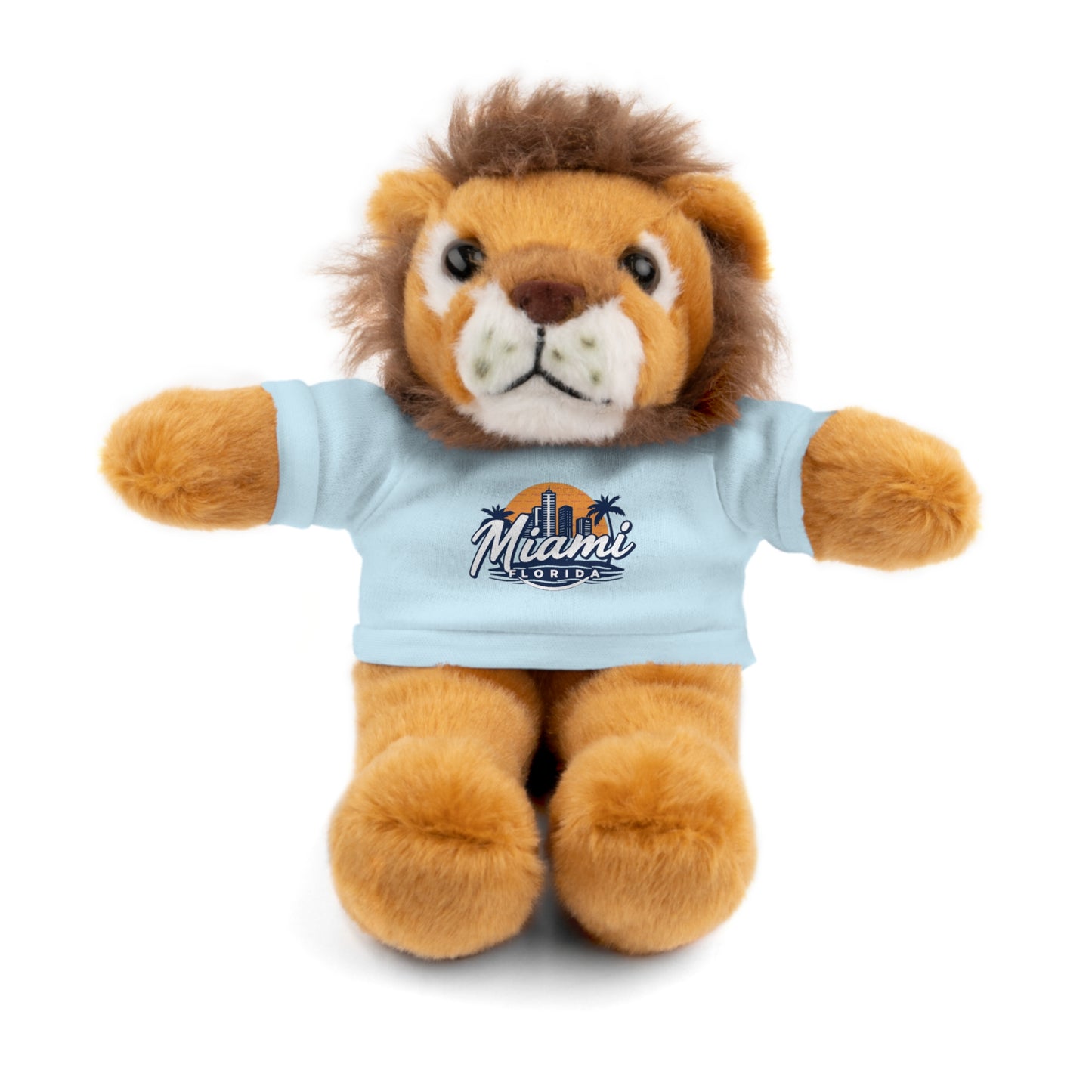Retro Miami Stuffed Animals with Tee