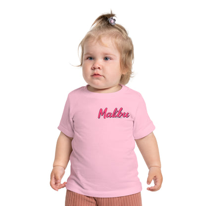 Retro Malibu Unisex Baby Short Sleeve T-Shirt