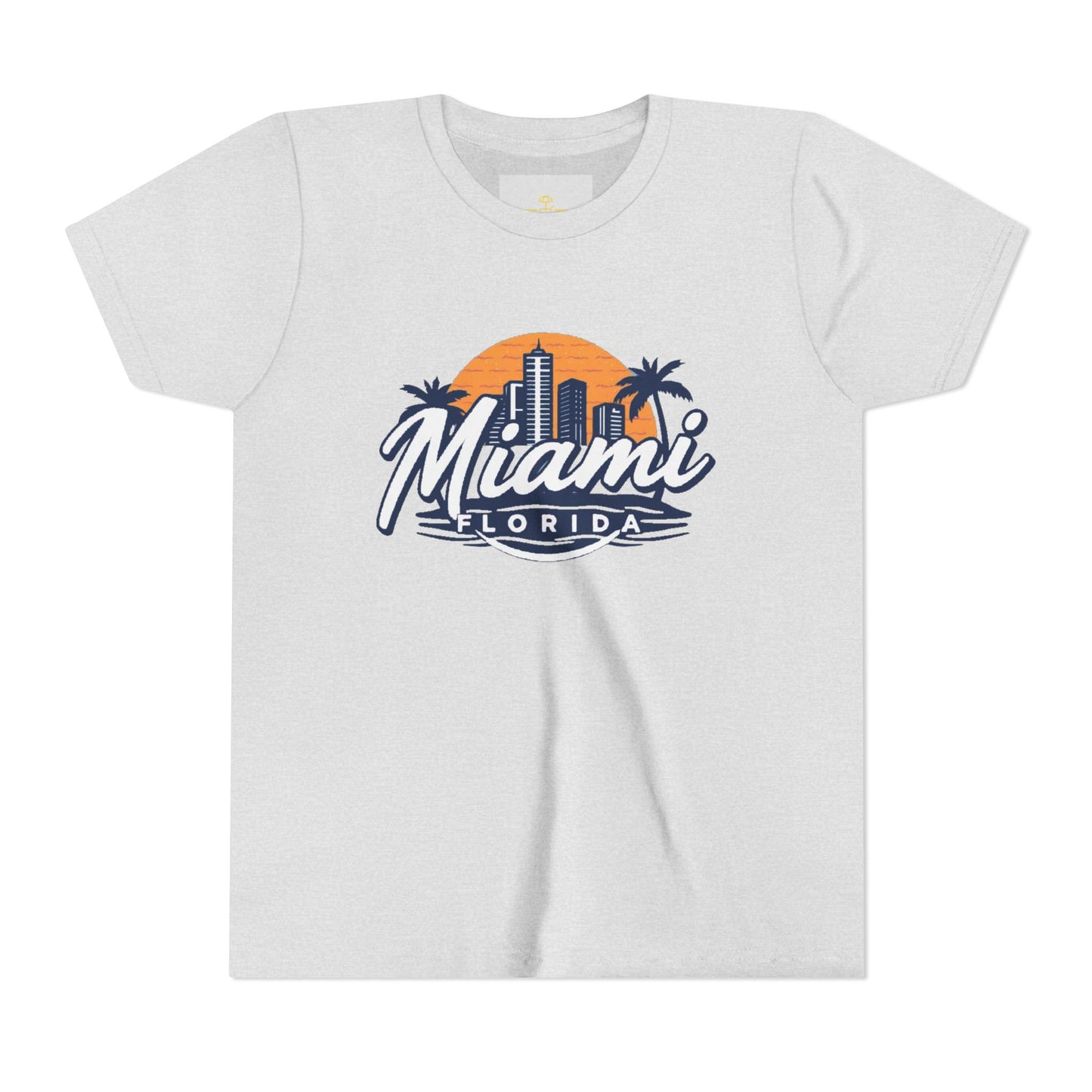 Retro Miami Unisex Youth Short Sleeve Tee