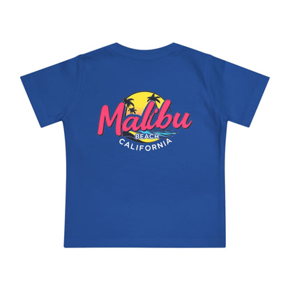 Retro Malibu Unisex Baby Short Sleeve T-Shirt