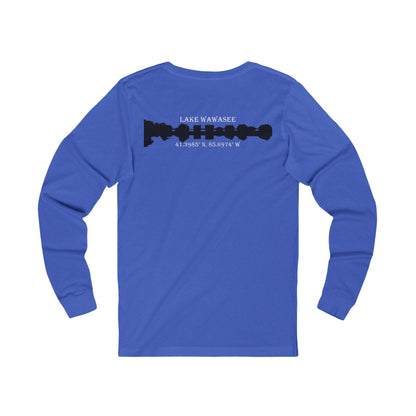 Latitudes Lake Wawasee Unisex Jersey Long Sleeve Tee