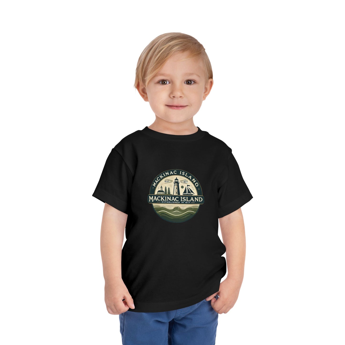 Vintage Mackinac Island Unisex Toddler Short Sleeve Tee