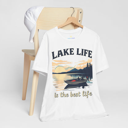 Lake Life is the Best Life Unisex Jersey Short Sleeve Tee
