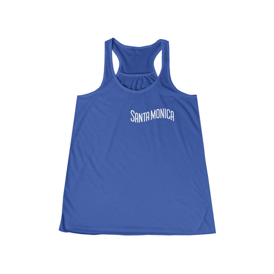 Vibrant Santa Monica Women's Flowy Racerback Tank