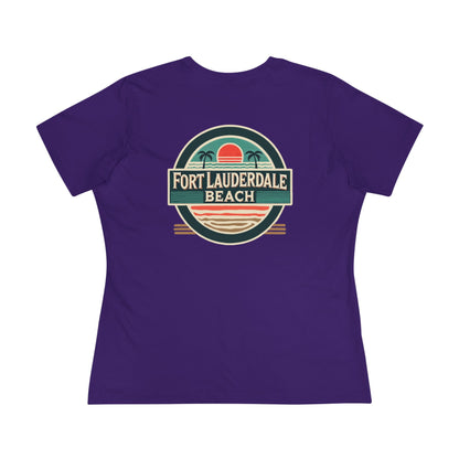 Vintage Fort Lauderdale Women's Cotton Tee