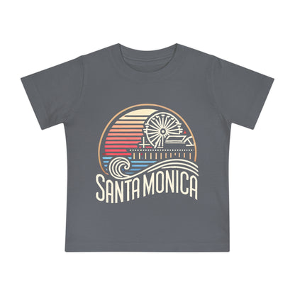 Vibrant Santa Monica Baby Short Sleeve T-Shirt