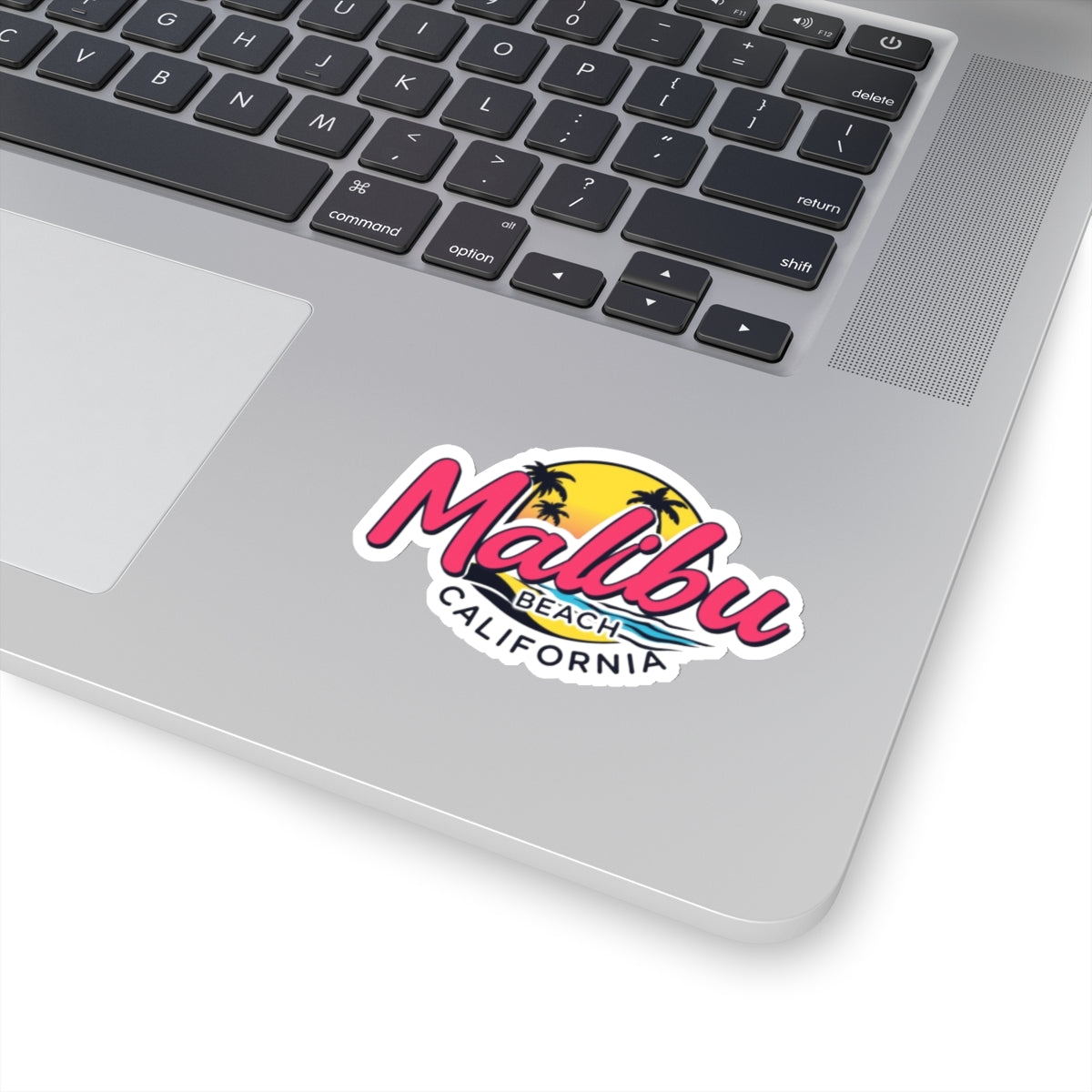 Retro Malibu Kiss-Cut Sticker