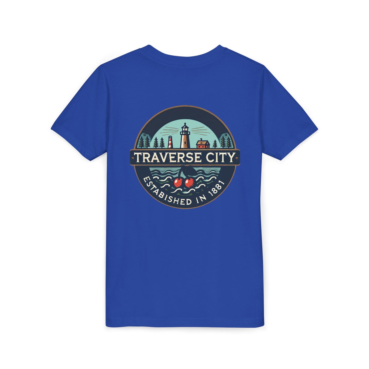 Vintage Traverse City Unisex Youth Short Sleeve Tee