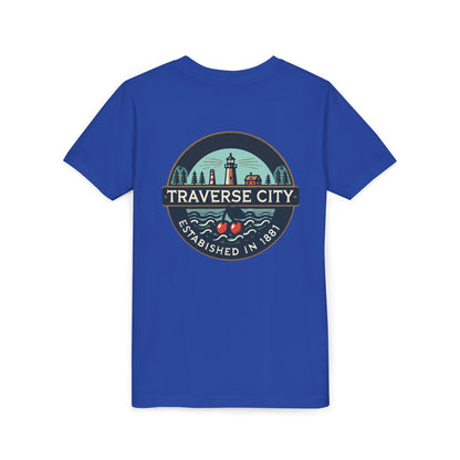 Vintage Traverse City Unisex Youth Short Sleeve Tee