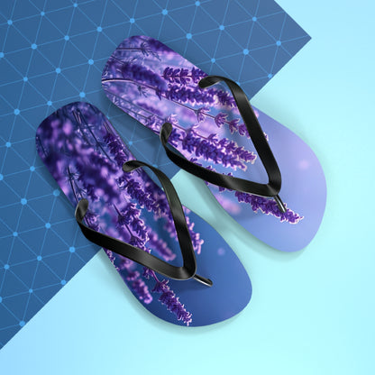Lavender Flip Flops