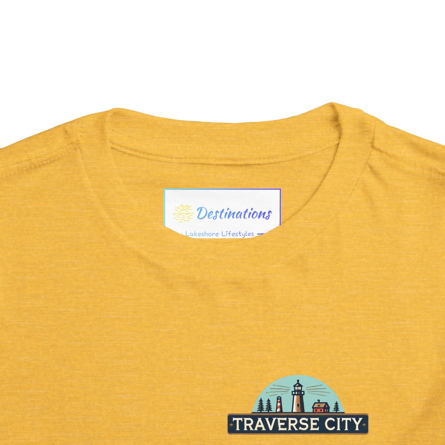 Vintage Traverse City Unisex Toddler Short Sleeve Tee