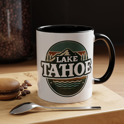 Vintage Lake Tahoe Accent Coffee Mug