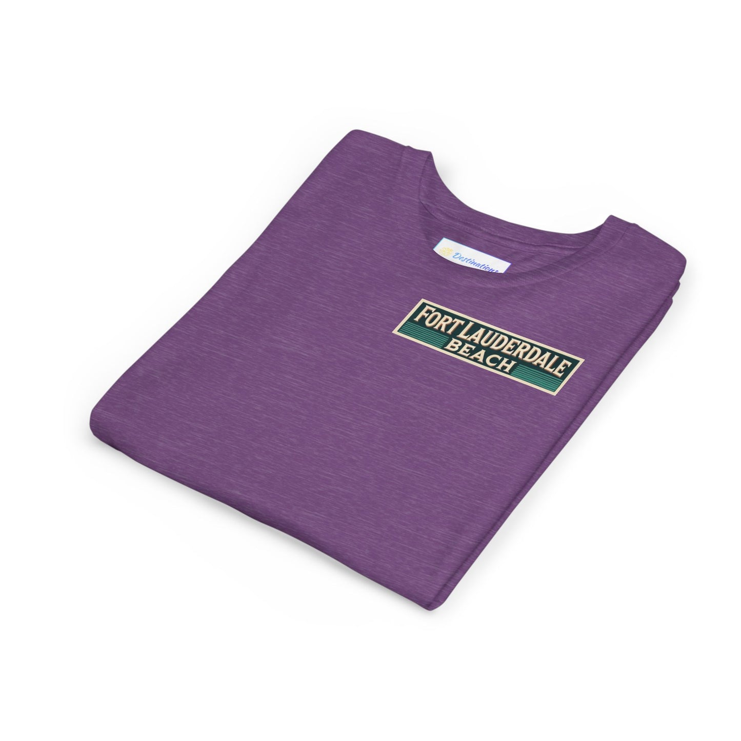 Vintage Fort Lauderdale Unisex Youth Short Sleeve Tee