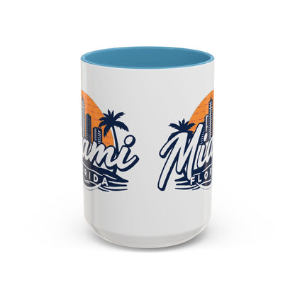 Retro Miami Accent Coffee Mug