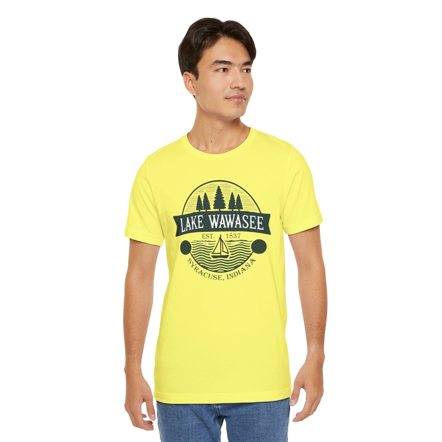 Vintage Lake Wawasee Unisex Jersey Short Sleeve Tee