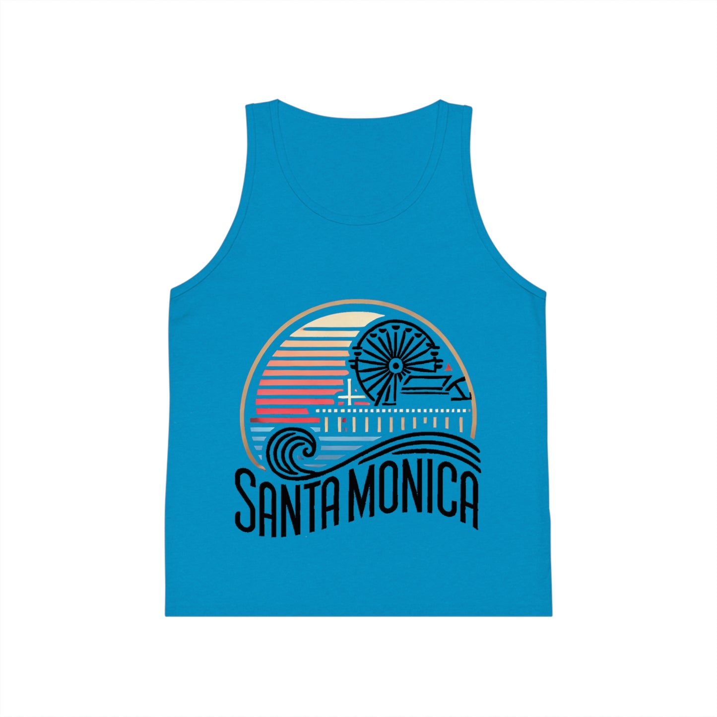 Vibrant Santa Monica Kid's Jersey Tank Top