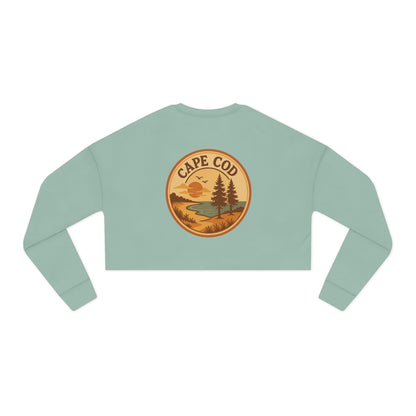 Rustic Cape Cod Women's Cropped Sweatshirt