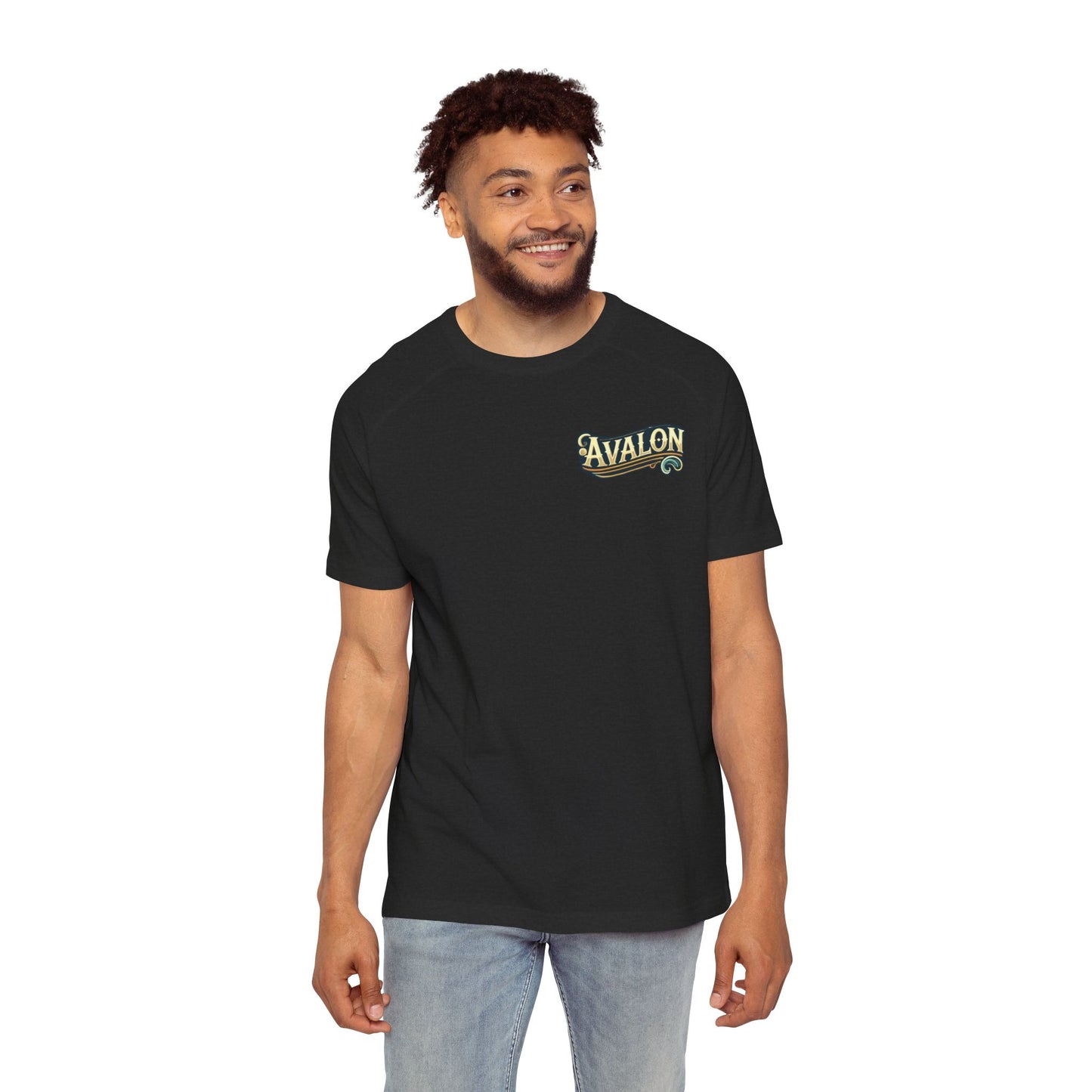 Elegant Avalon Men's Raglan T-Shirt