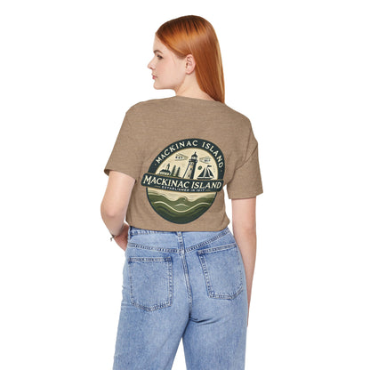 Vintage Mackinac Island Unisex Jersey Short Sleeve Tee