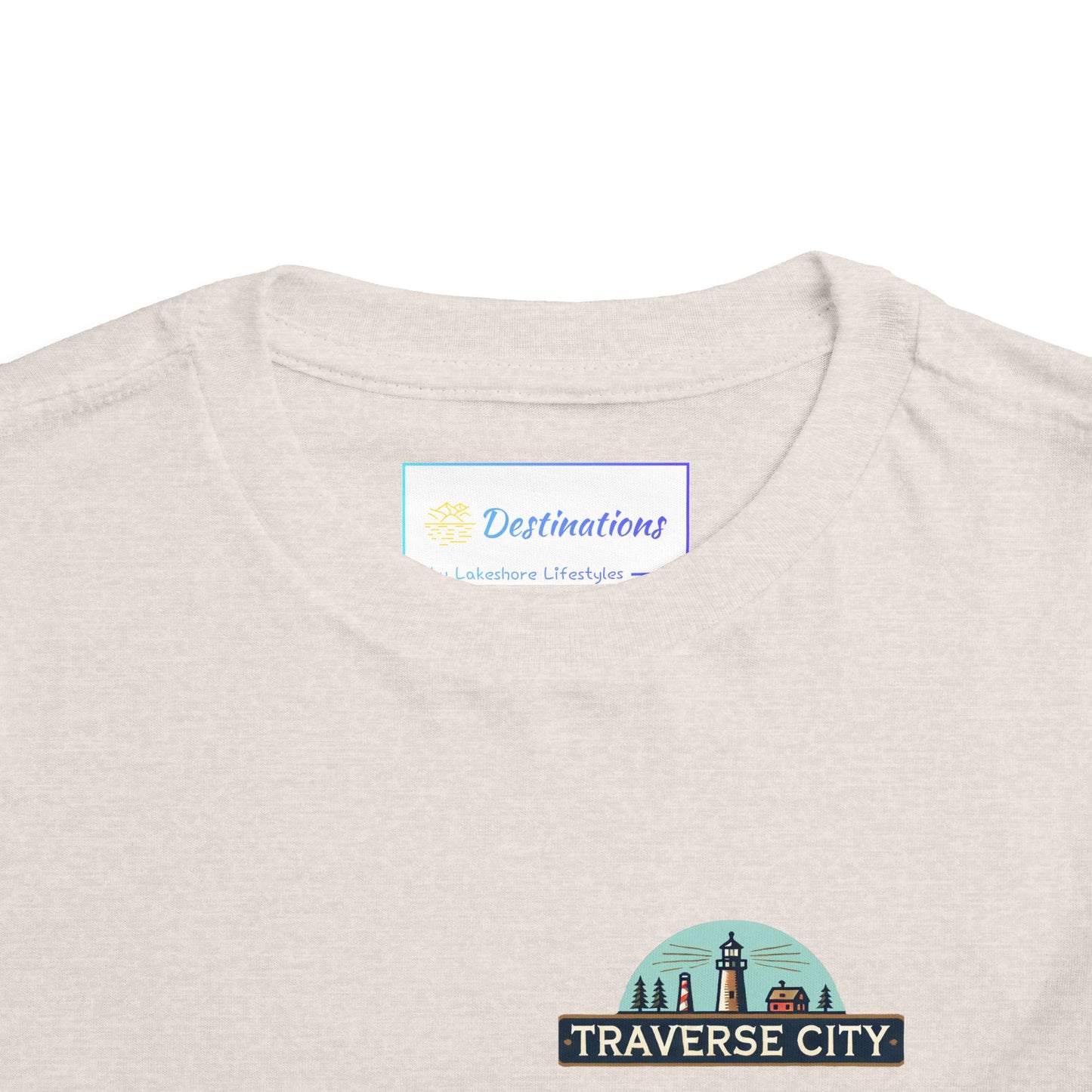 Vintage Traverse City Unisex Toddler Short Sleeve Tee