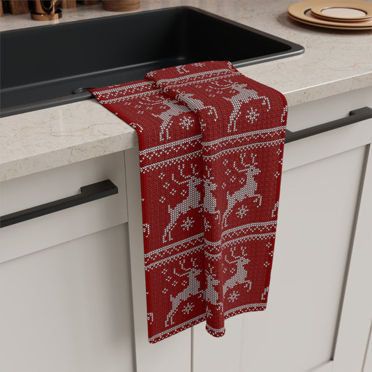 Christmas Reindeer Kitchen Towel