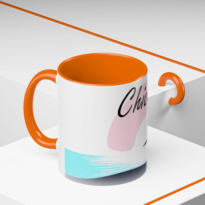 Elegant Chicago Skyline Accent Coffee Mug