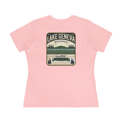 Vintage Lake Geneva Women's Cotton Tee