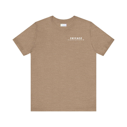Latitudes Chicago Skyline Unisex Jersey Short Sleeve Tee
