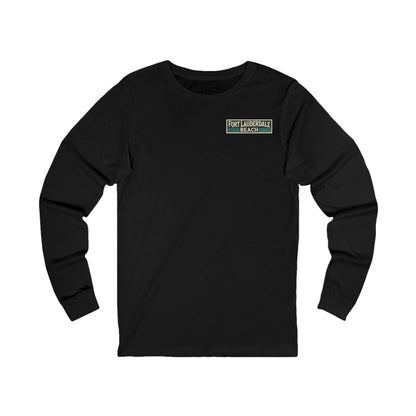 Vintage Fort Lauderdale Unisex Jersey Long Sleeve Tee