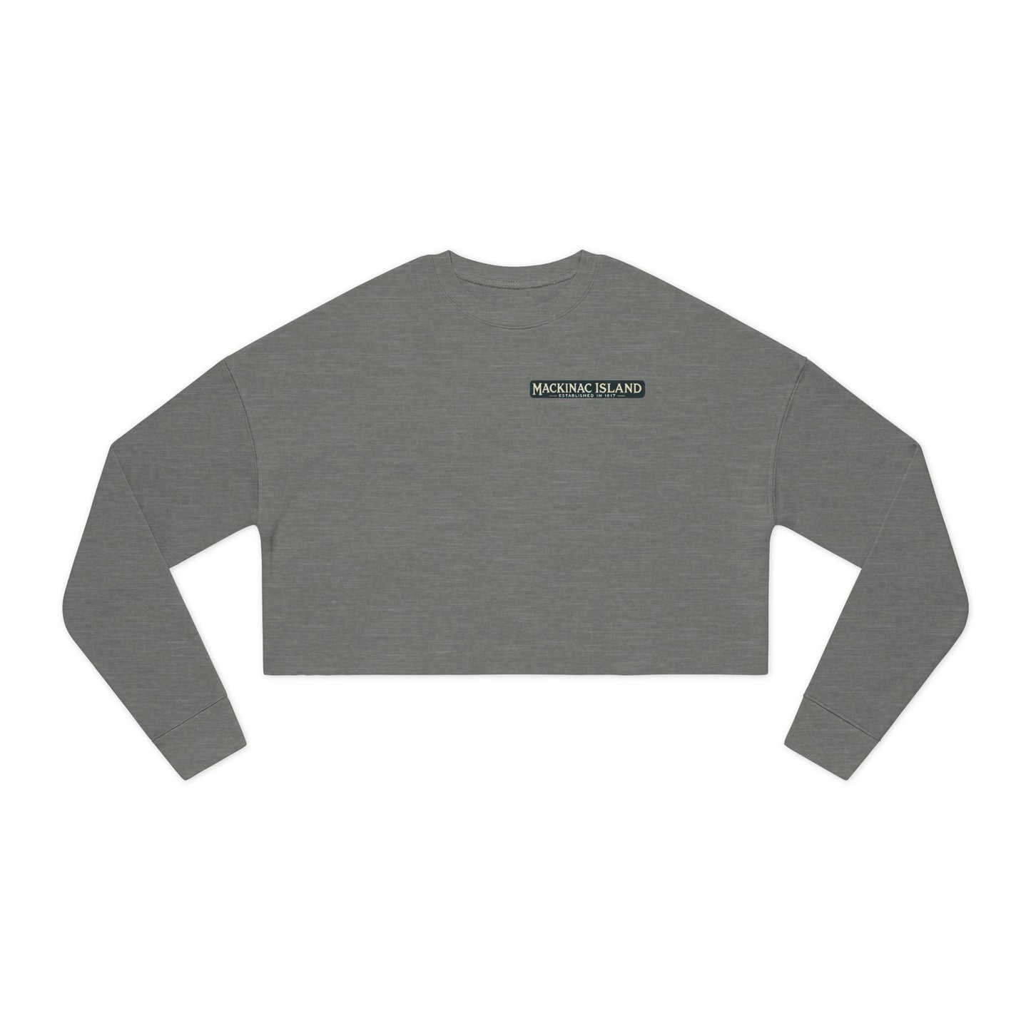 Vintage Mackinac Island Women's Cropped Sweatshirt