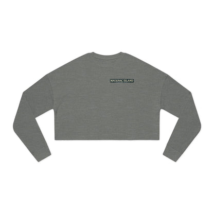 Vintage Mackinac Island Women's Cropped Sweatshirt