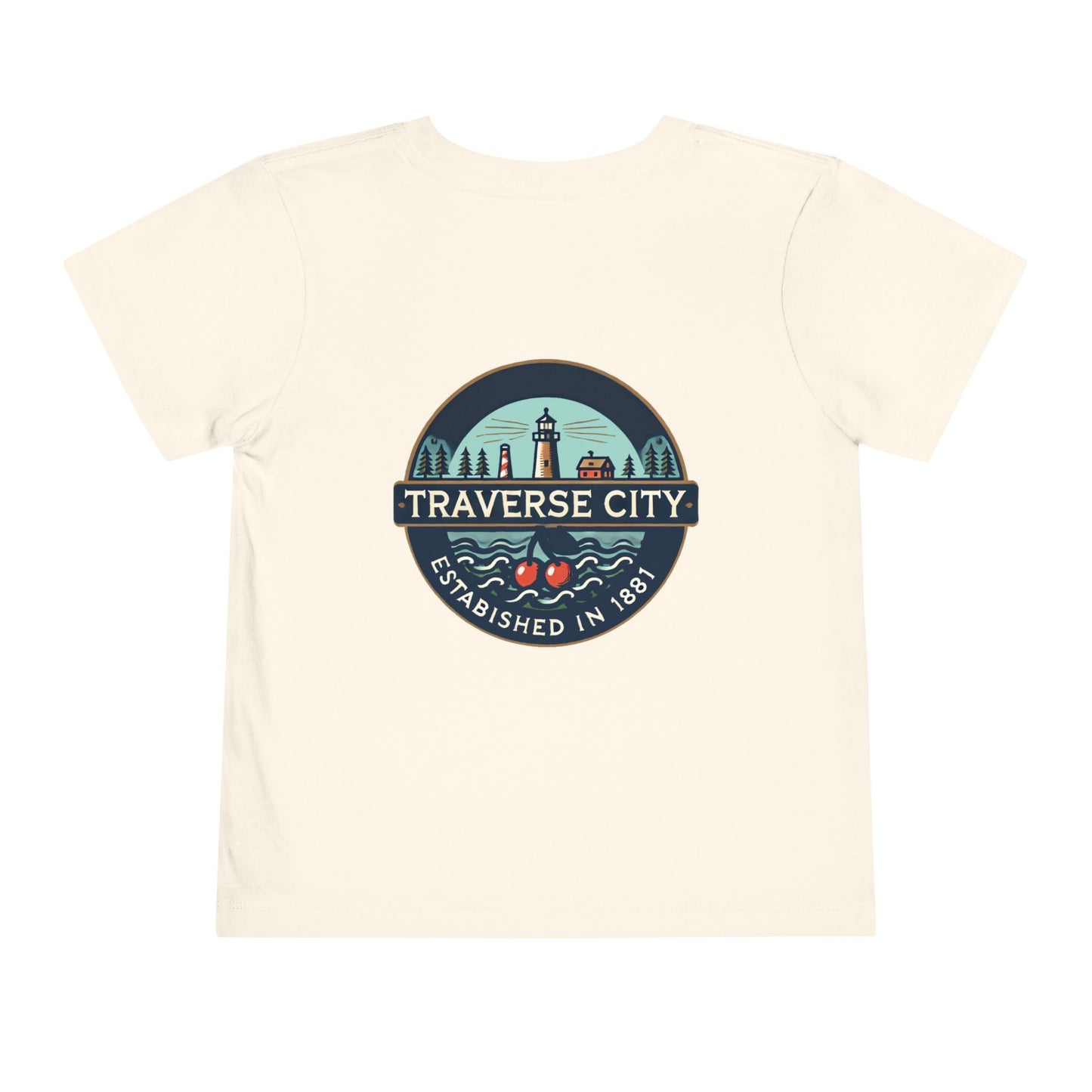 Vintage Traverse City Unisex Toddler Short Sleeve Tee