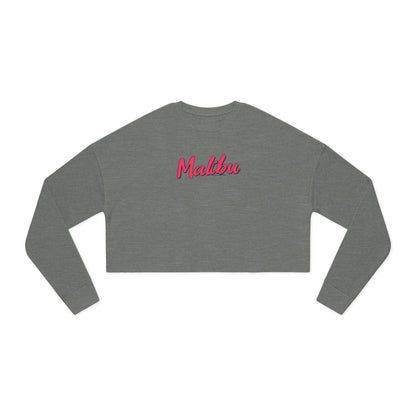 Retro Malibu Women's Cropped Sweatshirt