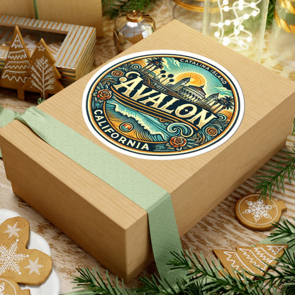 Elegant Avalon Kiss-Cut Sticker