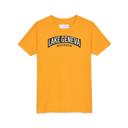 Vintage Lake Geneva Unisex Youth Short Sleeve Tee