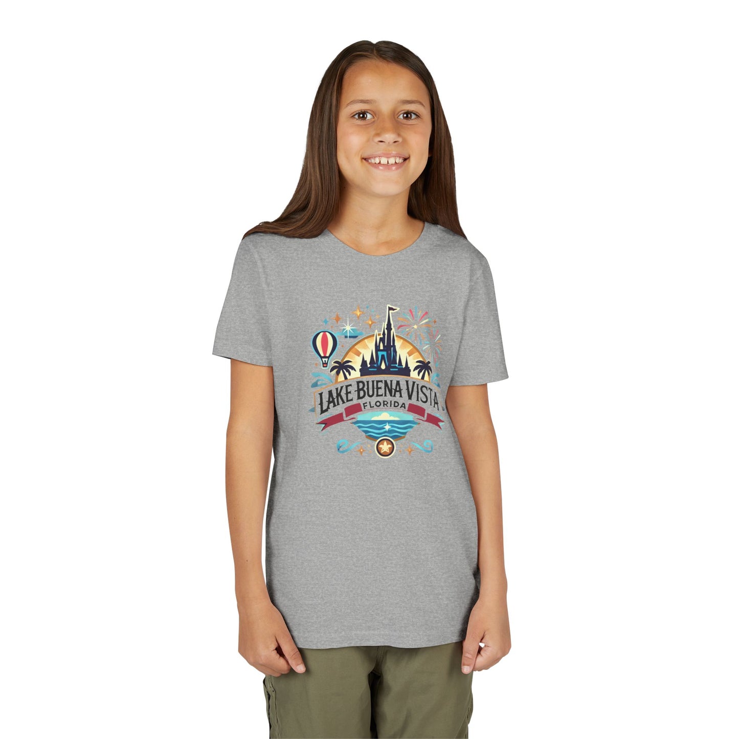 Adventurous Lake Buena Vista Unisex Youth Short Sleeve Tee