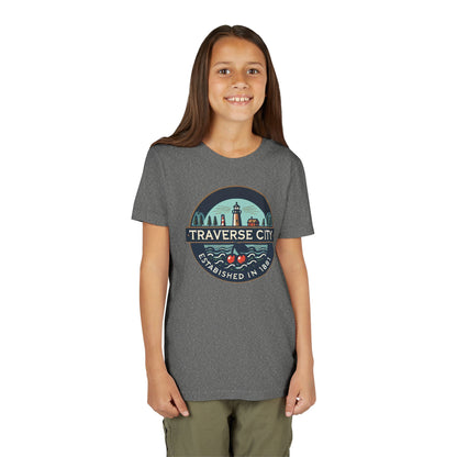 Vintage Traverse City Unisex Youth Short Sleeve Tee