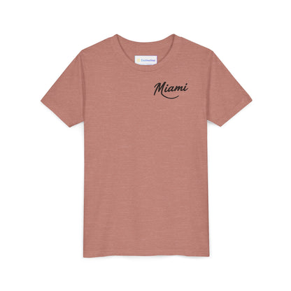 Retro Miami Unisex Youth Short Sleeve Tee