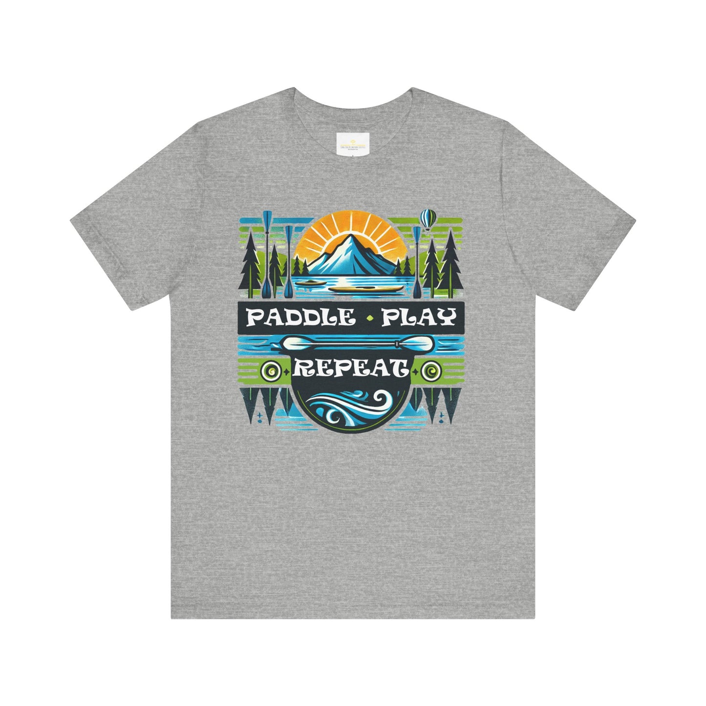 Paddle, Play, Repeat Short Sleeve Tee