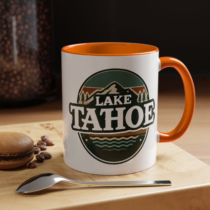 Vintage Lake Tahoe Accent Coffee Mug