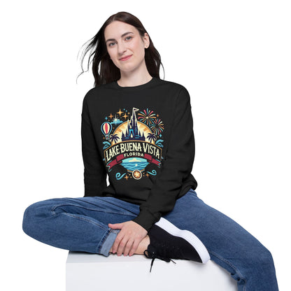 Adventurous Lake Buena Vista Unisex Drop Shoulder Sweatshirt