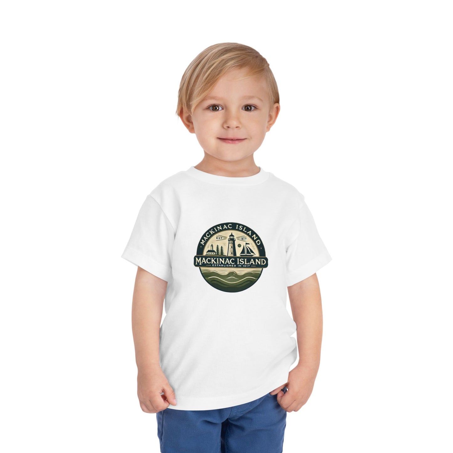 Vintage Mackinac Island Unisex Toddler Short Sleeve Tee