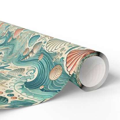 Ocean Seashells Wrapping Paper