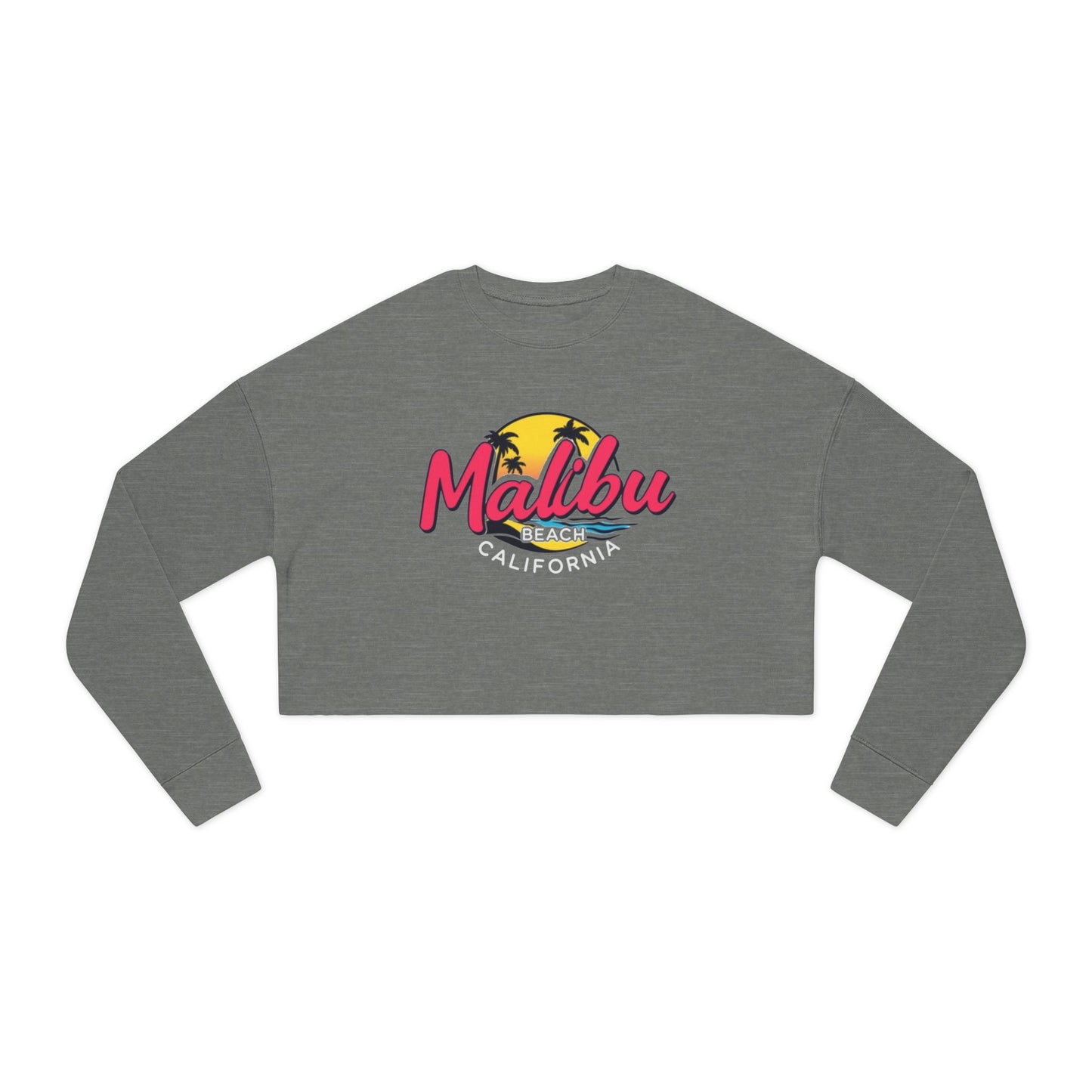 Retro Malibu Women's Cropped Sweatshirt