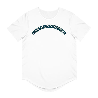 Vintage Martha's Vineyard Men's Jersey Curved Hem Tee