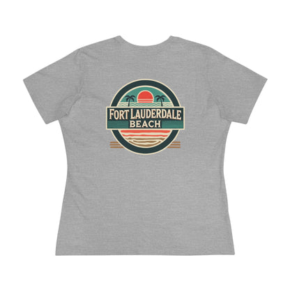 Vintage Fort Lauderdale Women's Cotton Tee